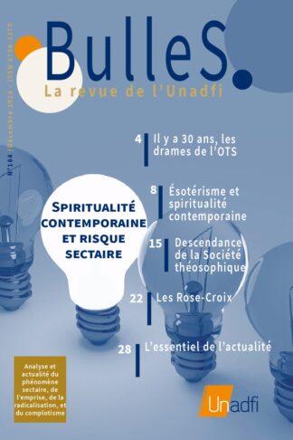 Spiritualité contemporaine et risque sectaire
